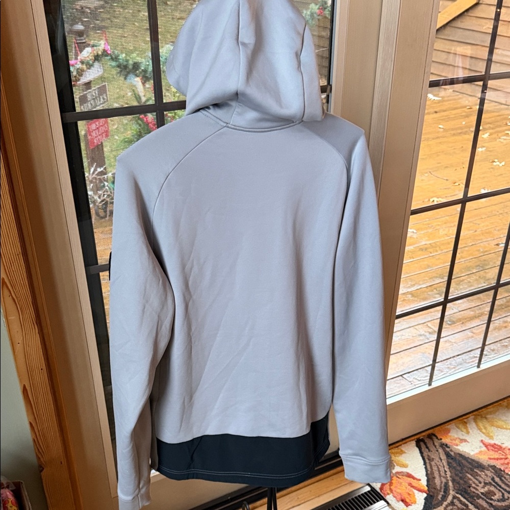 Yeti Cycles Mens Grey Black Full Zip Performance Fleece Hoodie Jacket Size Large - Picture 8 of 15